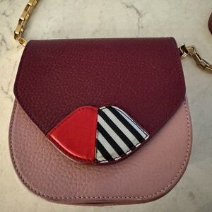 Lulu Guiness Cross Body Lip Purse
